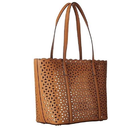 Michael Kors Desi Leather Travel Tote Bag in Acorn